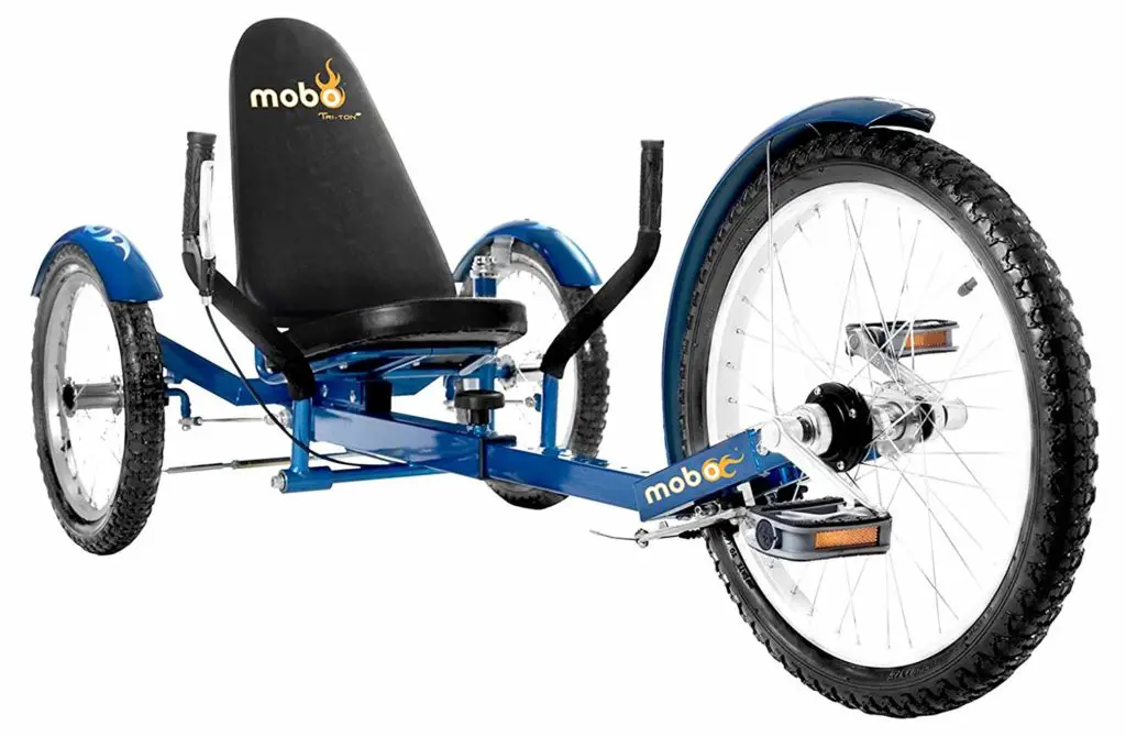 Mobo Triton Pro Adult Tricycle for Men & Women. Beach Cruiser Trike - three wheel bicycles for seniors