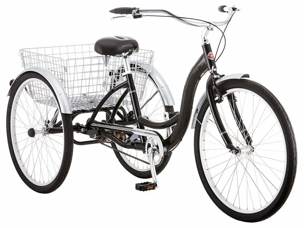 Schwinn Meridian Full Size Adult Tricycle 26 wheel size - 3 wheel bikes for seniors
