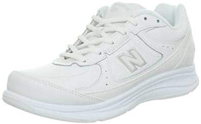 New Balance Womens Leather WW577 Hook & Loop Walking Shoe