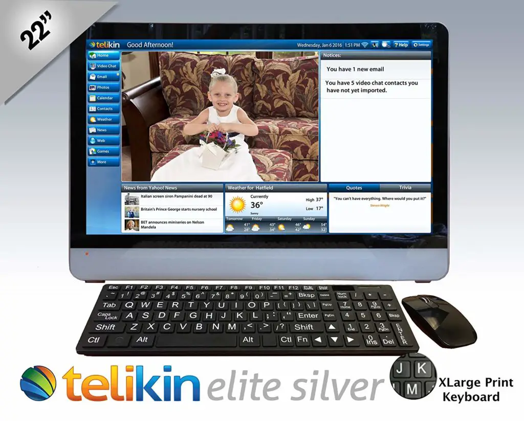 Telikin Elite II – 22 inch Touchscreen Computer