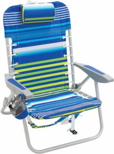  RIO Beach 4-Position Lace-Up Backpack Folding Beach Chair 