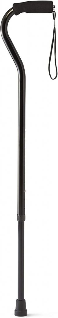 Medline Offset Handle Cane - best walking cane for stability