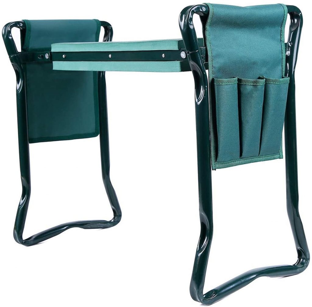 Ohuhu Garden Kneeler and Seat with 2 Bonus Tool Pouches