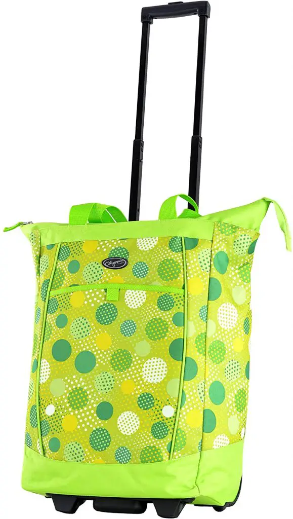 Olympia Fashion Rolling Shopper Tote - best shopping carts for elderly
