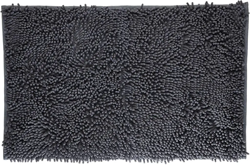 VDOMUS Soft Microfiber Shag Bath Rug - non-slip bath mats for seniors